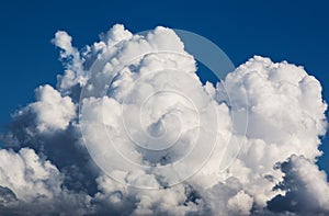 Large clouds in the sky