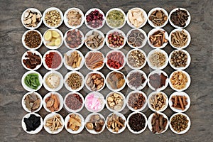 Large Collection of Chinese Herbs photo