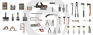Large collection of tools