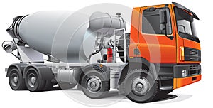 Large concrete mixer