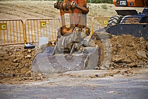 Large Construction Excavation, detail
