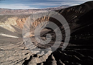 Large crater at Death Valley