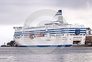 Large cruise ferry...