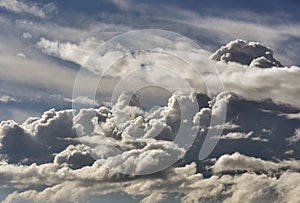 Large cumulus cloud big clouds