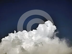 Large cumulus cloud big clouds