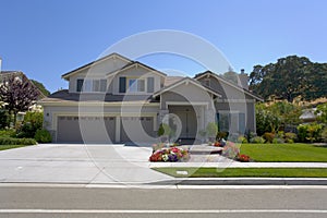 Large Custom Home with Four Gables