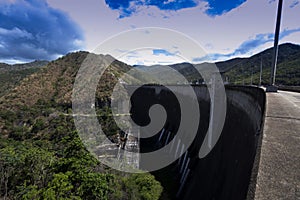 Large dam for electricity generation