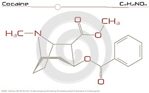 Molecule of Cocaine