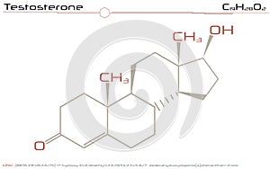 Molecule of Testosterone
