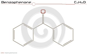 Molecule of Benzophenone