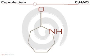 Molecule of Caprolactam
