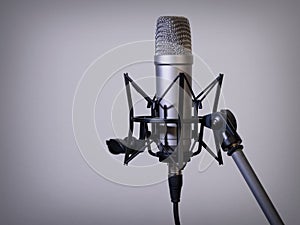 Large diaphragm microphone photo