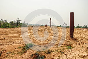 A large dump was left at the jungle.