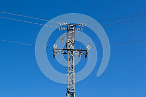 Large electricity pylon