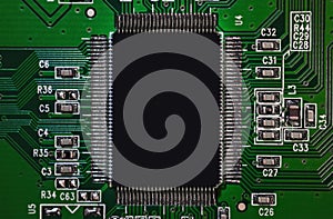 Large elements of the SSD memory storage for a modern microchip of a new generation based on nanometer technology, transistor and photo