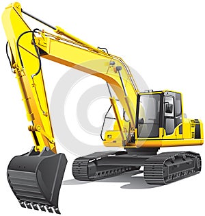 Large excavator