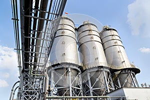 Large factory silo