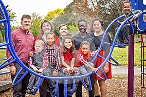 Large Family at Park