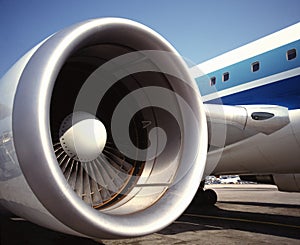 Large Fan Jet Aircraft Engine