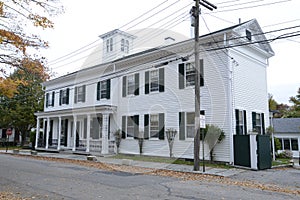 Large federal style house with a cupola photo