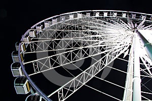 Large ferris wheel in night time 2