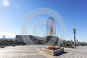 Large Ferris wheel seen from Dream Bridge