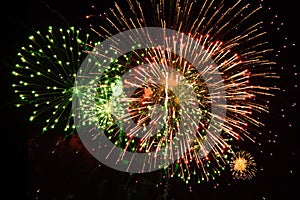 Large Fireworks Display event background