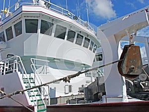 Large fishing trawlers at Killybegs Harbour Co. Donegal Ireland 1