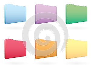 Large Folder Icons EPS