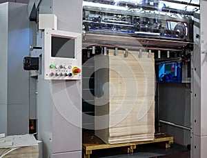 Large format digital printing machine