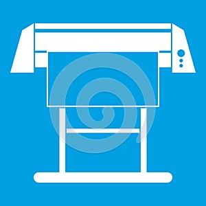 Large format inkjet printer icon white