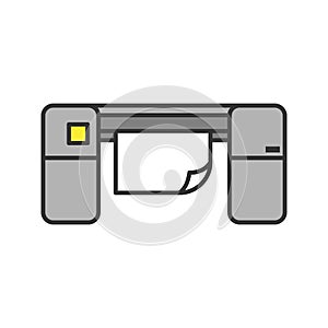 Large format printer color icon