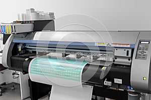 Large format printer in printing house