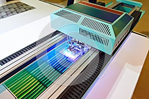 Large format UV coating printer