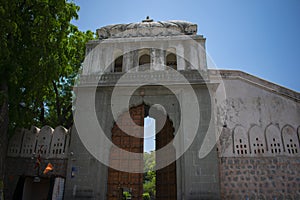 Large Gate and Fortified Entrance of Holkar Era Campus at Indore