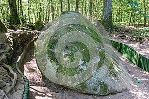 Tempelburg stone in Poland photo