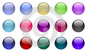 Large Glass Buttons