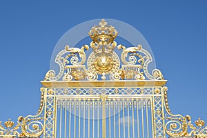 Large Golden Palace Gates