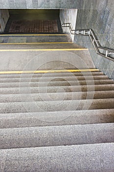 Large gray stone steps