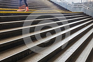 Large gray stone steps