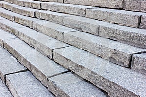 Large gray stone steps