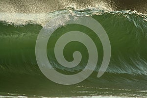 Large green wave