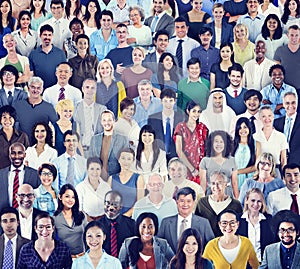 Large Group of Diverse Multiethnic People