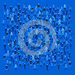 Large group of people on white background. People communication concept.