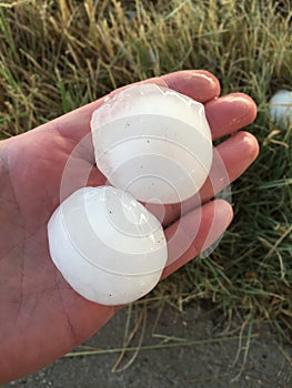 Large hail