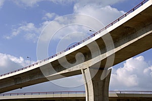 Large highway viaducts