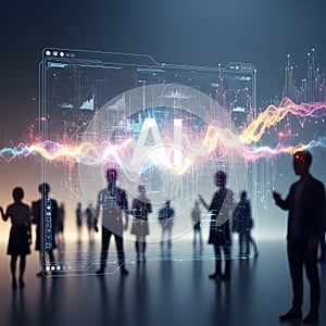 AI data interaction.