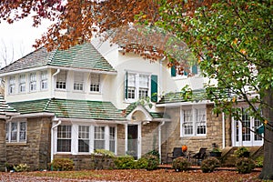 Large Home in Autumn photo