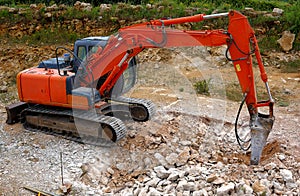 Large hydraulic Jackhammer