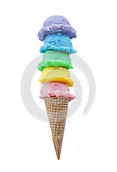 A Large Ice Cream Cone
